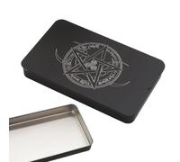 Caja De Tarot | Tarjetero De Metal,Caja Organizadora Ligera Y Portátil para Juegos De Mesa Niños Mujeres Hombres Atletas, G, riferimento Alla descrizione, Consulte la descripción