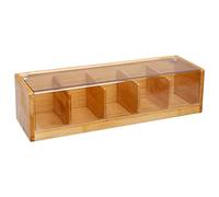 JJA Caja de té 5five – 5 compartimentos de bambú
