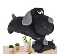 Caja De Tejido De De Peluche - 11.81x6.69x6.69 Pulgadas, Portavasos De Dibujos Animados Rellenos, Linda Caja De Toallas De Felpa De Almacenamiento De Papel | Decoración del Tablero De Automóvile