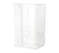 Caja de Tela montada en la Pared - Puerta dispensadora de Tela Rectangular sin Clavos | Porta servilleta de Pared para baño, Cocina, Escritorio, Entrada, tocador, encimera, y Disfraces