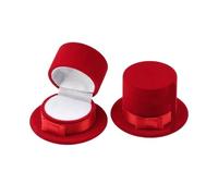 caja de terciopelo para joyas Caja de terciopelo for joyería, contenedor anillo boda for pendientes, collar, pulsera, expositor, 16 estilos, 1 unidad(9)