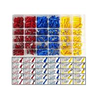 Caja de terminales aislados prensados en frío (280/480/720/1200 piezas) for reparación de arneses automotrices.(720pcs)