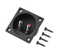 Caja de terminales para Altavoces, Resorte de Empuje Tipo 2, Conector de Cable de Poste de unión, componentes acústicos para Bricolaje, subwoofer estéreo para el hogar y el Coche