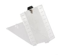 Caja de termostato acrílico con cerradura de combinación transparente diseñada para evitar el acceso no autorizado y proteger los termostatos en uso comercial e institucional