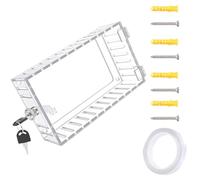 Caja de termostato de alta seguridad con universales reforzados antipalanca para una fácil instalación, incluye 2 protectores de termostato transparentes