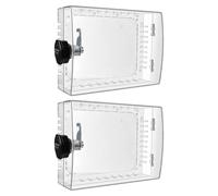 Caja de termostato grande transparente con código de combinación de seguridad para control de temperatura y caja de termostato a prueba de manipulaciones para el hogar