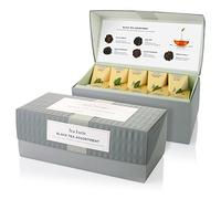 Caja de Tés Negro de Tea Forte, Caja de Variedades de Té, 20 Infusores de Té Hechos a Mano en Forma de Pirámide