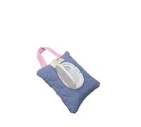 Caja de toallas húmedas, Bolsa impermeable for colgar en el coche, cochecito, toallitas húmedas, pañuelos, multicolor, 21 x 17 cm(Blu)