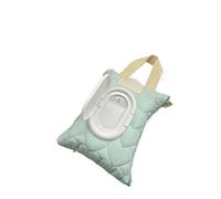 Caja de toallas húmedas, Bolsa impermeable for colgar en el coche, cochecito, toallitas húmedas, pañuelos, multicolor, 21 x 17 cm(Green)