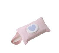 Caja de toallas húmedas, Estuche multicolor for colgar toallitas húmedas y pañuelos en el coche(Roze)