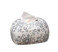 Caja de toallas papel cerámica for mesa comedor, centro, sala estar, escritorio, servilletero Portapañuelos de papel(Negro)