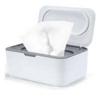 Caja de toallitas húmedas, caja de toallitas húmedas para bebé, caja de almacenamiento para papel higiénico húmedo, caja de toallitas húmedas con tapa para guardar las toallitas, caja de papel húmedo