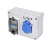 Caja de Tomacorrientes, 200-250V 10-16a Toma de Corriente con 230V 40a 1P + N RCD para Lugares Interiores Al Aire Libre