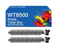 Caja de tóner Residual WT-8500 Compatible para impresoras Kyocera 2552ci, 2553ci, 2554ci, 3252ci, 3253ci y 3552ci. Fácil de Instalar y Usar.,WT8500-2Set