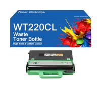 Caja de tóner Residual WT220 e Repuesto para impresoras Brother MFC-9330CDW DCP-9020CDN HL-3170CDW, fácil de Instalar y Usar.,WT220CL-1Set