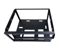Caja de torre de computadora - Chasis de juego de torre media, gabinete de escritorio compactt | Diseño eficiente de disipación de calor de enfriamiento, carcasa de hardware negro PC para construcción