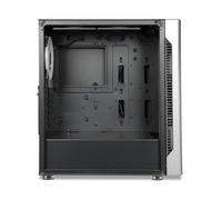 Caja de torre media - IBOX - CHIRON ZH68 - 2x200mm RGB frontal - Paneles de vidrio templado - GPU 370 mm