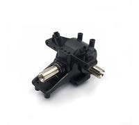 Caja de transmisión diferencial de engranaje delantero de metal para Wltoys 12428 12423 12429 Rc Car Upgrade Parts Alloy 4wd Asamblea Negro (A)