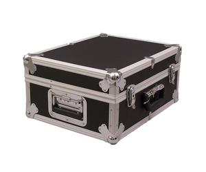 Caja de transporte, acolchada VISO, marco de aluminio con paredes de madera contrachapada, con asa