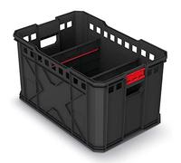 Caja de transporte con separadores de plástico, capacidad de carga de