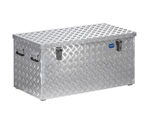 Caja de transporte de chapa de aluminio acanalada con amortiguador de presión de gas