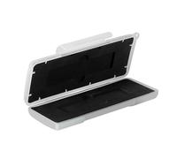 Caja de transporte para discos duros con 2 ranuras para un fácil almacenamiento y protección en caja de almacenamiento profesional y personal