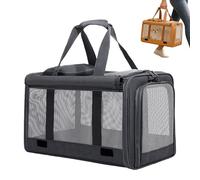 Caja de transporte para gatos, perros y gatos, mochila para mascotas, caja de transporte para cachorros con organizador, organizador para viajes con mascotas, para uso en interiores y exteriores