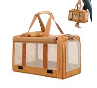 Caja de transporte para gatos, perros y gatos, mochila para mascotas, caja de transporte para cachorros con organizador, organizador para viajes con mascotas, para uso en interiores y exteriores