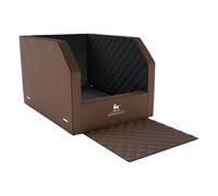 Caja de transporte para perros Knuffelwuff para el coche; seguridad para el perro y protección para el asiento trasero Tamaño 1 - 60 x 50 x 50cm