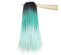 Caja de trenzas de pelo de ganchillo, extensión de pelo sintético de 24 pulgadas para trenzas, cabello trenzado, preestirado-T1B/4/30-24inch-CHINA-6Pcs/Lot