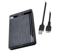 Caja de Unidad USB3.0 con luz LED y diseño a Prueba de Golpes para Almacenamiento Seguro de Datos para Unidades de 2, 5 Pulgadas Caja de Disco Duro Delgada