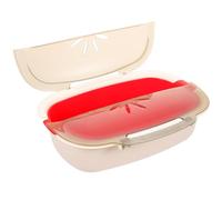 Caja de Vapor para Horno Microondas Pp Blanco Doble Capa