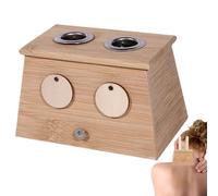 Caja de varillas de moxibustión: herramienta de enfermería, quemador de moxa doméstico, soporte, dispositivo de terapia tradicional premium, contenedor portátil | Servicio pesado para el tratamiento d