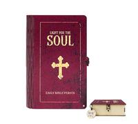 Caja de versículos de la Biblia, caja de madera con versículos de la Biblia para emociones y sentimientos, organización portátil de inspiración diaria para él, familia, papá, mujeres, madre, amigos