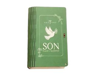 Caja de versículos de la Biblia, con 150 tarjetas de las Escrituras, 11 x 7 x 4,5 cm, juego de inspiración cristiana, cubierta de reflexión espiritual católica, variedad de versículos de la Biblia