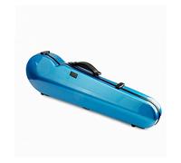 Caja De Violín Azul De Tamaño 4/4, Caja De Violín Resistente Al Desgaste Impermeable De Alto Brillo De Fibra De Carbono Tamaño Completo Violín Caso