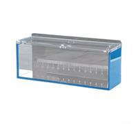 Caja de visualización de peces acrílica para una fácil observación de cangrejos, ranas y peces (azul)