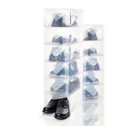 Caja de zapatos organizador de zapatos zapatero transparente almacenamiento...