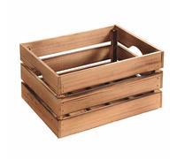 Caja Decorativa 40x30x23cm de Vino Fruta Decoración Wohnen sin Importar Madera