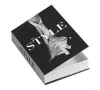 Caja decorativa de almacenamiento de libros sintéticos para compartimento, elegante decoración del hogar de papel para estantería, organizador discreto para papelería, controles remotos y recuerdos