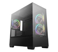 Caja DeepCool CG380 3F Negro Panorámica 3 Ventiladores ARGB Vidrio Templado