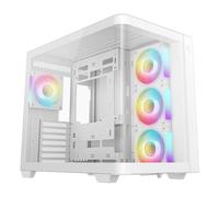 Caja DeepCool CG530U 4F Blanca ATX Cristal Curvado 4 Ventiladores ARGB
