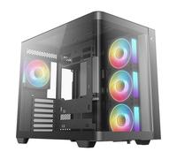 Caja DeepCool CG530U 4F Cristal Curvo ATX 4 Ventiladores ARGB Negra