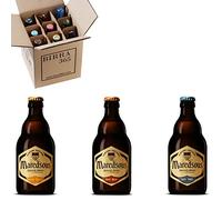 Caja degustación 9 cervezas de abadía belgas Maredsous. Una selección de las mejores cervezas elaboradas por lo monjes que nunca defraudan. Una gran elección.