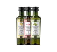Caja Degustación Aceites Italianos 3x100ml | Trío Gourmet de Aceites de Oliva Virgen Extra | Limón, Albahaca y Picante | Regalo Gourmet