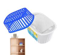 Caja dehumidificador - Caja de absorción de humedad, 500 ml de removedor de humedad reutilizable | Caja de control de humedad de armario interior que absorbe la humedad para sala de estar, dormitorio,