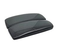 Caja del reposabrazos del coche Cubierta de la caja almacenamiento del apoyabrazos, moldura panel consola central fibra carbono para BMW X5 E70 F15 G05 X6 E71 F16 G06 X7 G07(For E70 E71)