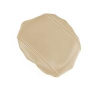 Caja del reposabrazos del coche Funda de cuero para suave para reposabrazos coche para VW para Passat B6 2005 2006 2007 2008 2009, tapa consola central interior, cubierta caja(Beige)