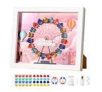 Caja del tesoro de dientes, vitrina transparente para recuerdos, soporte de recuerdo para el primer diente, ideal para decoración y adorno de pared, conservación del bebé