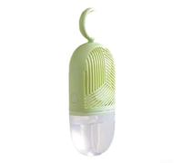 Caja deshumidificador colgante de ropa con recogida de agua transparente y absorción física de humedad para mantener la sequedad en armarios y áreas de almacenamiento (verde)